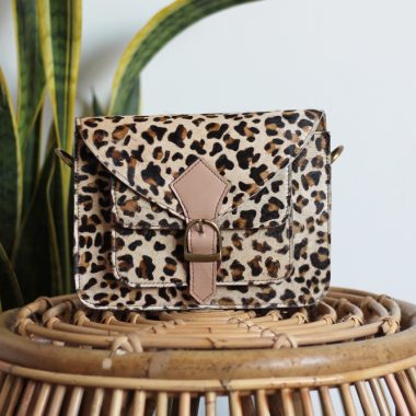 Treasure label | Fairtrade dierenprint tassen gemaakt van leer leftovers