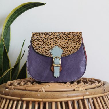 Treasure label | Fairtrade dierenprint tassen gemaakt van leer leftovers