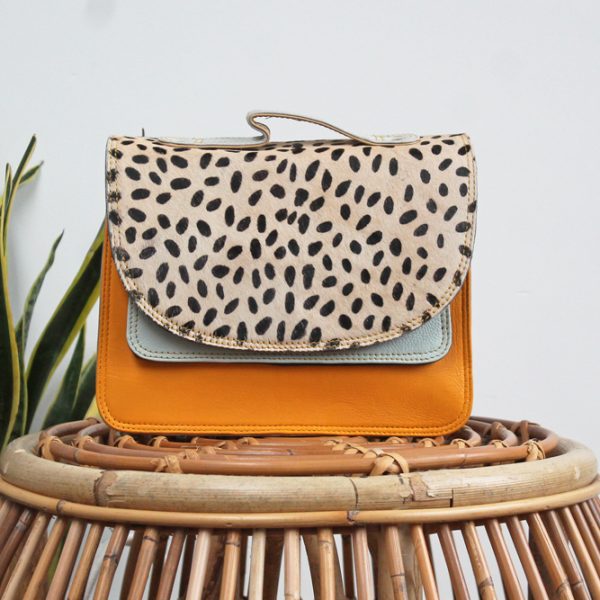 Treasure label | Fairtrade dierenprint tassen gemaakt van leer leftovers