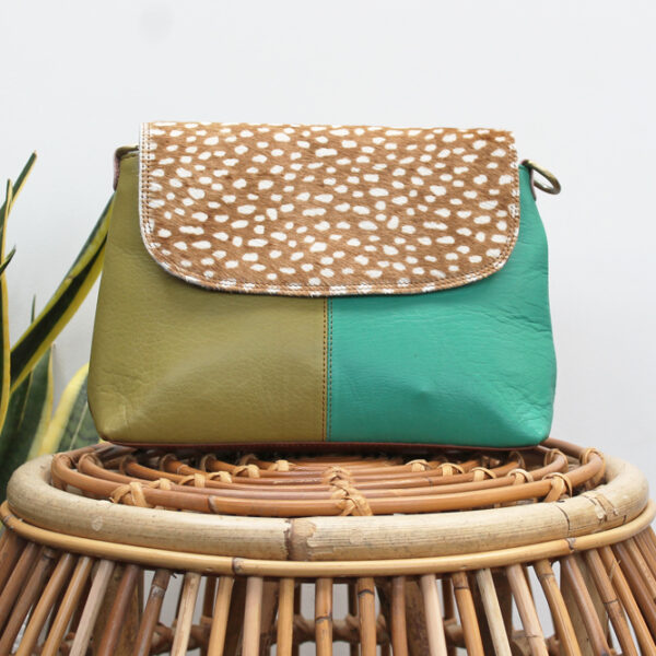 Treasure label | Fairtrade dierenprint tassen gemaakt van leer leftovers