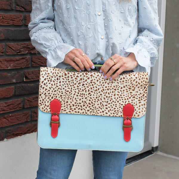 Treasure label | Fairtrade dierenprint tassen gemaakt van leer leftovers