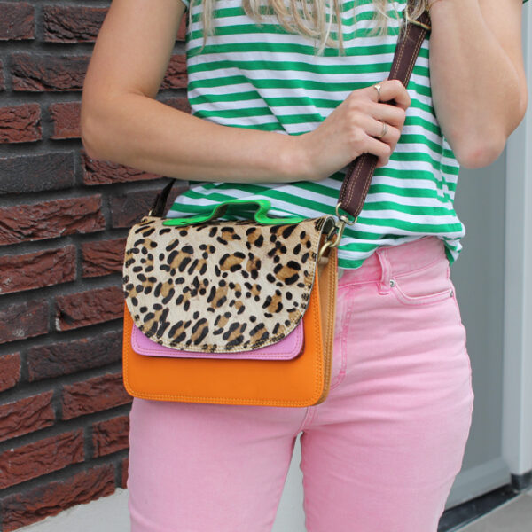 Treasure label | Fairtrade dierenprint tassen gemaakt van leer leftovers