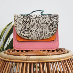 Treasure label | Fairtrade dierenprint tassen gemaakt van leer leftovers