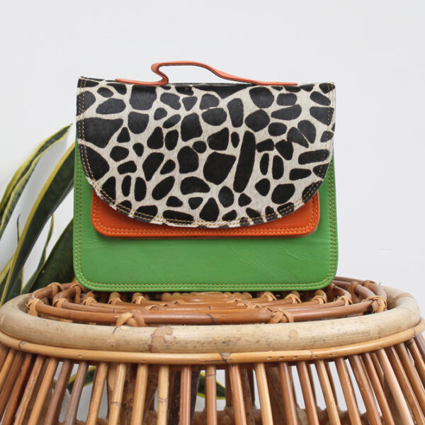 Treasure label | Fairtrade dierenprint tassen gemaakt van leer leftovers