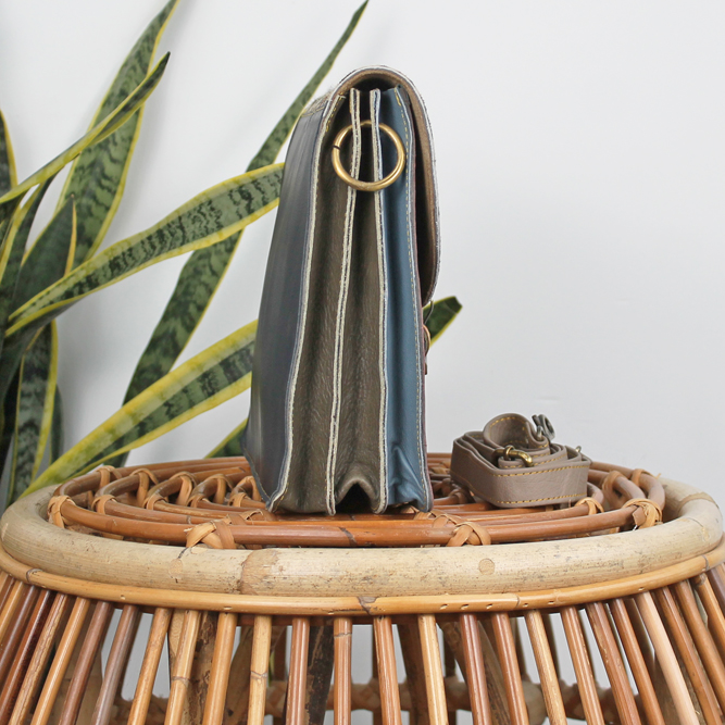 Tas Daya - Bruin panterprint | Leren dierenprint tas - Afbeelding 4